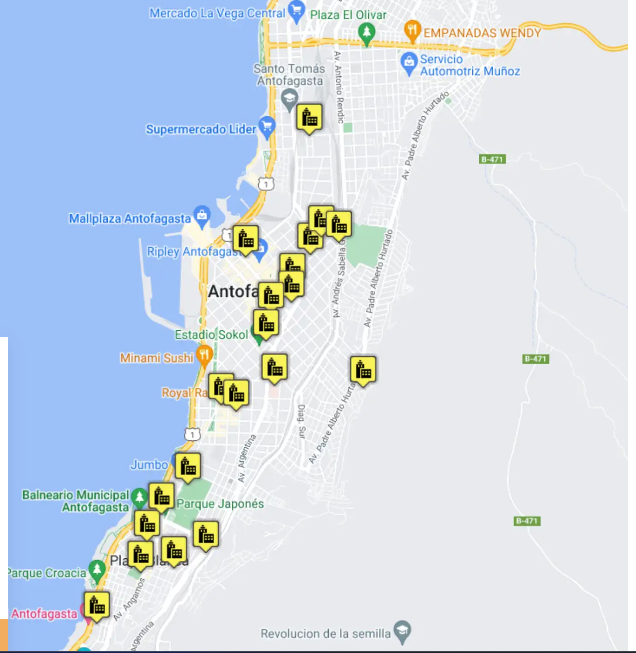 Mapa SIT Antofagasta